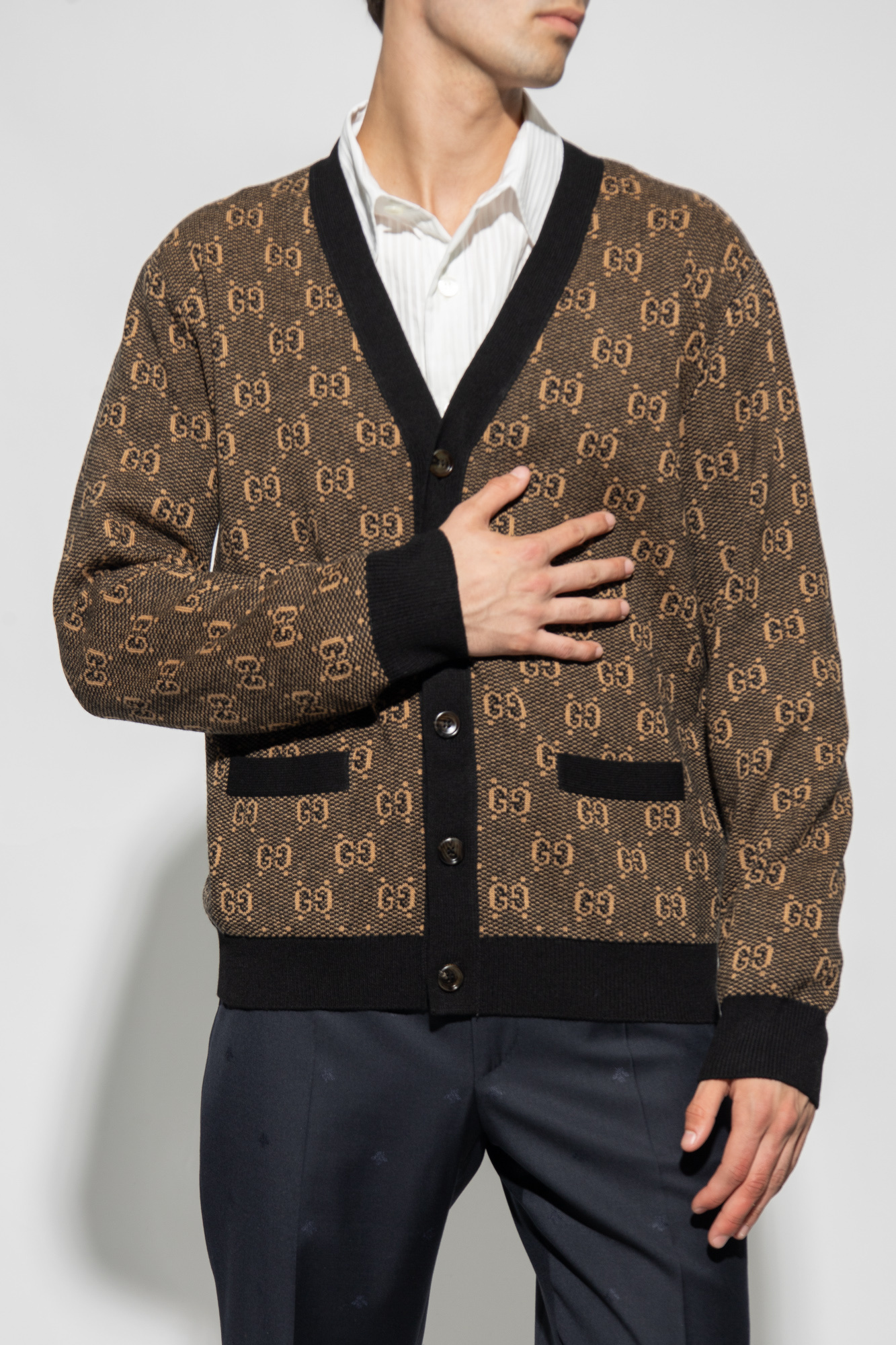 Gucci on sale wool cardigan